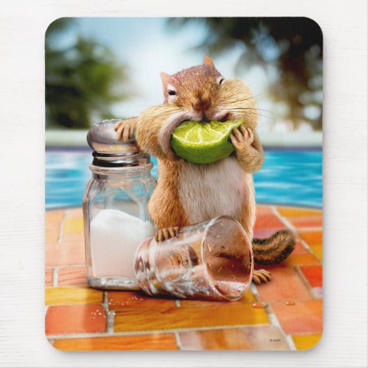 Chipmunk mit Limon Mousepad (Vorne)