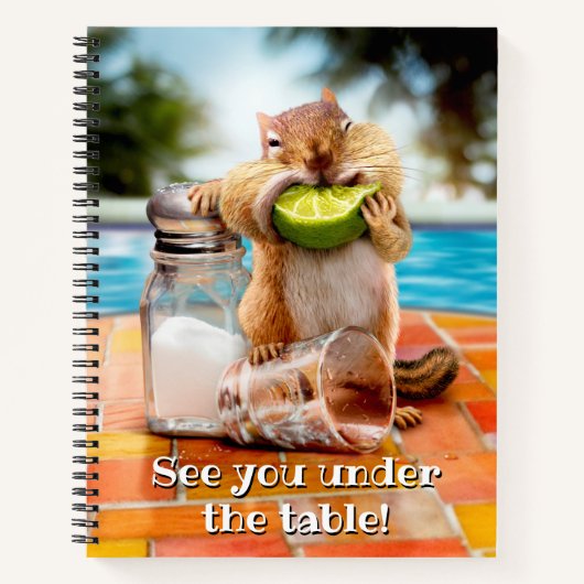 Chipmunk mit Limon Notizblock (Vorderseite)
