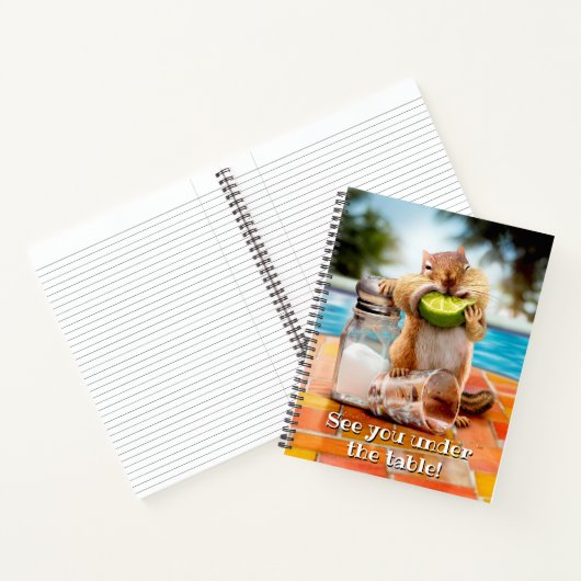 Chipmunk mit Limon Notizblock (Innenseite)