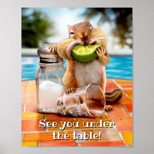 Chipmunk mit Limon Poster (Vorne)