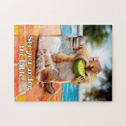 Chipmunk mit Limon Puzzle (Horizontal)