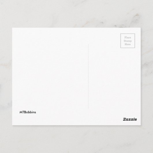 Chipmunk Nah up Postkarte (Rückseite)