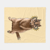Chipmunk Niedlich Rodent Animal Hippie Fleecedecke (Vorderseite (Horizontal))