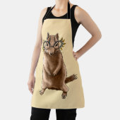 Chipmunk Niedlich Rodent Animal Hippie Schürze (InSitu)