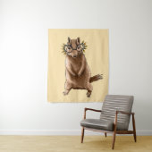 Chipmunk Niedlich Rodent Animal Hippie Wandteppich (Beispiel)