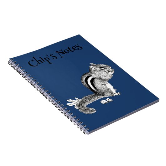 Chipmunk-Notebook Notizblock (Rechte Seite)