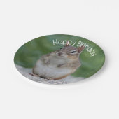 Chipmunk Pappteller (Schrägansicht)