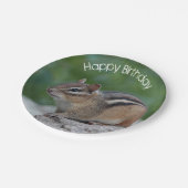 Chipmunk Pappteller (Schrägansicht)