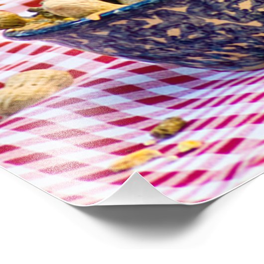 Chipmunk Picnic Fotodruck (Ecke)