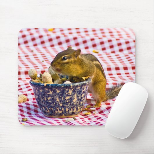 Chipmunk Picnic Mousepad (Mit Mouse)