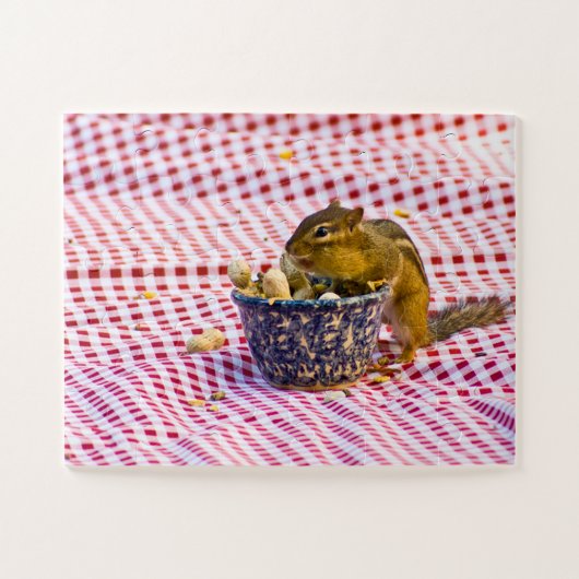 Chipmunk Picnic Puzzle (Horizontal)