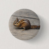 Chipmunk-Pinback-Taste Button (Vorderseite)