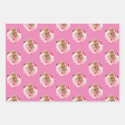 Chipmunk Plum Fairy Geschenkpapier Set (Vorderseite)