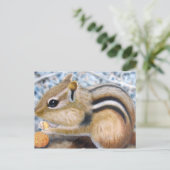 Chipmunk Postkarte (Stehend Vorderseite)
