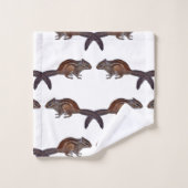 Chipmunk-Raserei-Badezimmer-Tuch-Set Badhandtuch Set (Waschlappen)