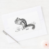 Chipmunk Rechteckiger Aufkleber (Umschlag)