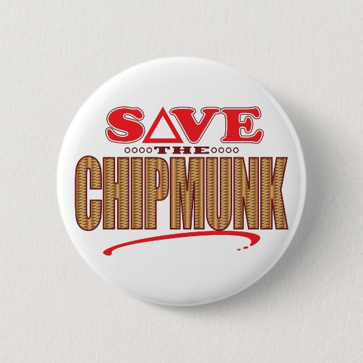 Chipmunk retten button (Vorderseite)