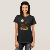 Chipmunk Ride Witch Shotgun Chipmunk Halloween T-Shirt (Vorne ganz)