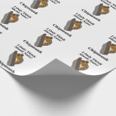 Chipmunk Rodent Funny Geschenkpapier (Ecke)