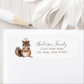 Chipmunk Rücksendeadressen-Aufkleber (Insitu)