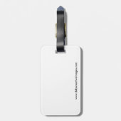 Chipmunk Sketch Gepäckanhänger (Rückseite vertikal)