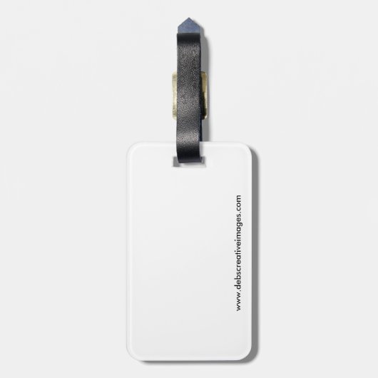 Chipmunk Sketch Gepäckanhänger (Rückseite vertikal)