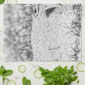 Chipmunk Sketch Geschirrtuch (Gefaltet)