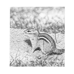 Chipmunk Sketch Notizblock