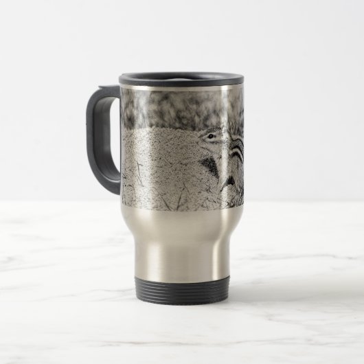 Chipmunk Sketch Reisebecher (Vorderseite Links)