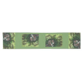 Chipmunk-Stechpalme Tablerunner Kurzer Tischläufer (Horizontal)