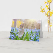 Chipmunk Sympathy Card (Bearbeitungsnachricht anpa Karte (Gelbe Blume)