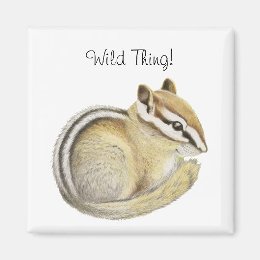 Chipmunk-T - Shirt Magnet (Vorne)