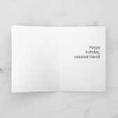 Chipmunk Tee Party / Geburtstagskarte Karte (Innenseite)