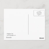 Chipmunk Tee Party Postkarte (Rückseite)