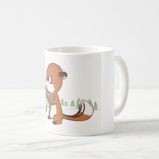 Chipmunk- u. Erdnussklassiker mugcup Kaffeetasse (VorderseiteRechts)