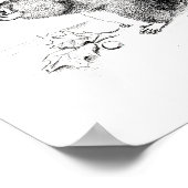 Chipmunk und Acorns Poster (Ecke)