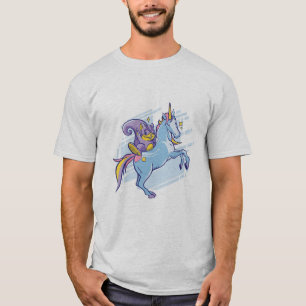 Chipmunk und Einhorn, magische Freunde T-Shirt