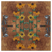 Chipmunk und Sonnenblumen Stoff (Muster)