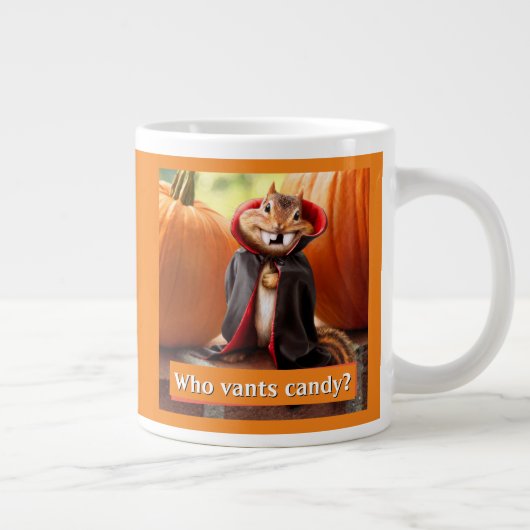 Chipmunk Vampire Jumbo-Tasse (Rechts)