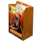 Chipmunk Vampire Mittlere Geschenktüte (Vorderseite Schrägansicht)