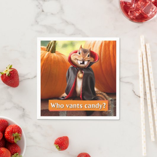 Chipmunk Vampire Serviette (Beispiel)