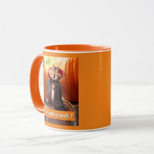 Chipmunk Vampire Tasse (Vorderseite Links)