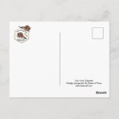 Chipmunk, wild lebende Tiere, Postkarte (Rückseite)