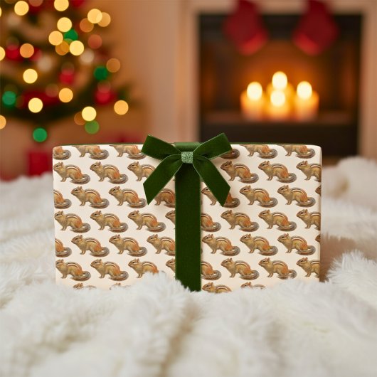 Chipmunk-Wrapping Paper Sheets Geschenkpapier Set