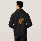 ChipmunkCraft mit Kapuze Sweatshirt v2 (Schwarz voll)