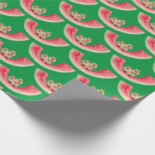 Chipmunke Esswasser Geschenkpapier (Ecke)