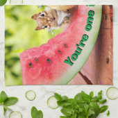 Chipmunke Esswasser Geschirrtuch (Gefaltet)