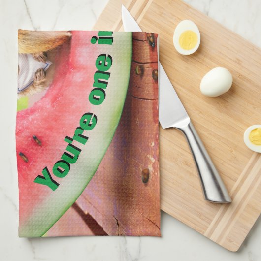 Chipmunke Esswasser Geschirrtuch (Viertel Falte)