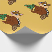 Chipmunkentwurfs-Packpapier Geschenkpapier (Ecke)