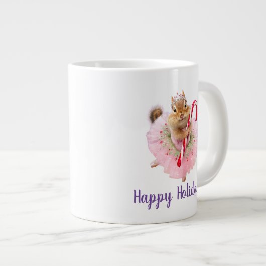 Chipmunker-Mehlmatte Jumbo-Tasse (Vorderseite Rechts)